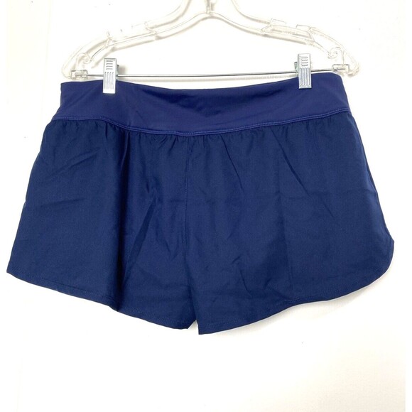 Nike Swim Board Shorts Size L Midnight Navy Blue Women’s Pull On - Picture 2 of 12